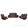 High Quality Leather Electric Reclining Sofa Set